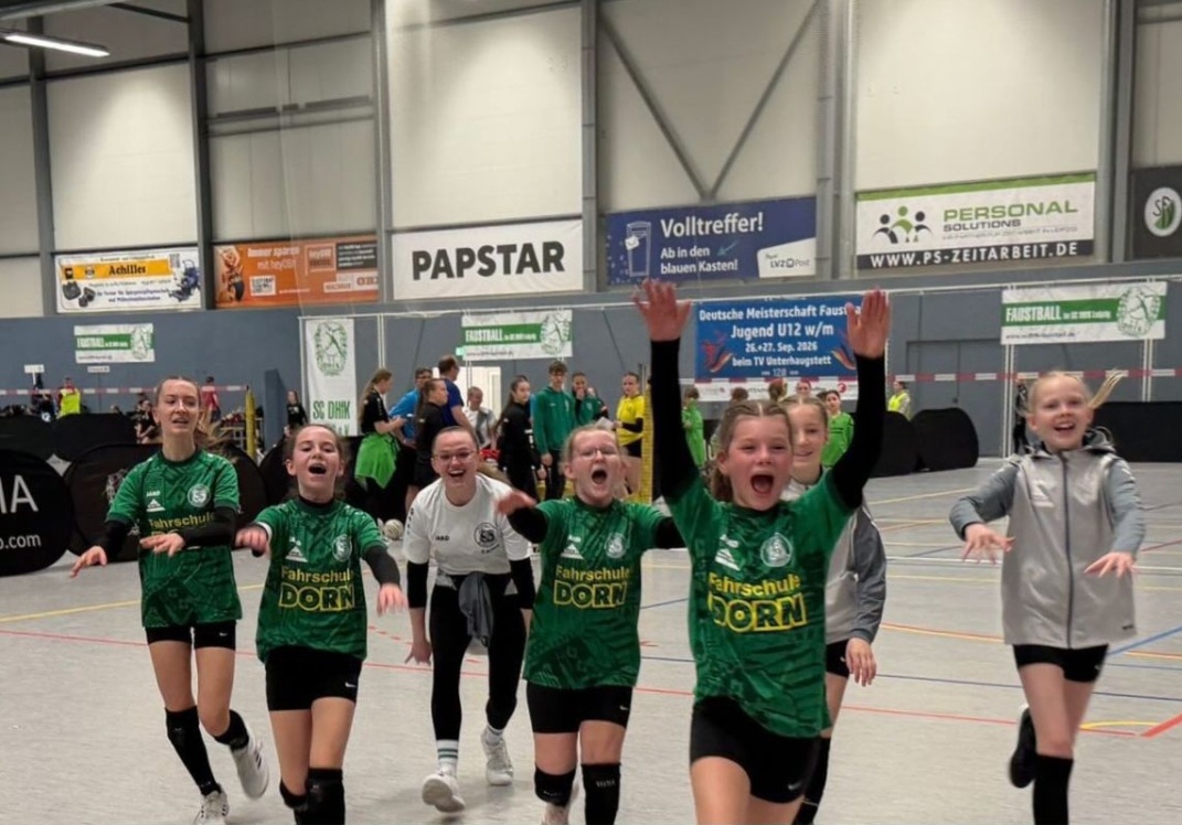 U12 -Mädchen bei der DM