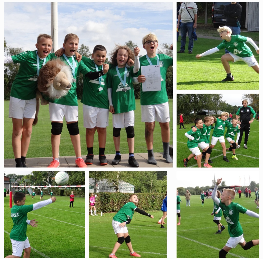 U10-Jungs feiern Silbermedaille 